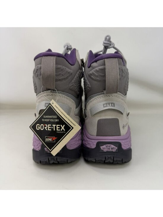Vans MTE Crestline Waterproof Gore-Tex Boots Gray Purple Men\'s Size 9.5